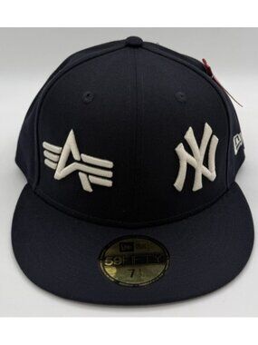 New York Yankees New Era 59Fifty Fitted Cap Hat Alpha Industries Size 7 ½